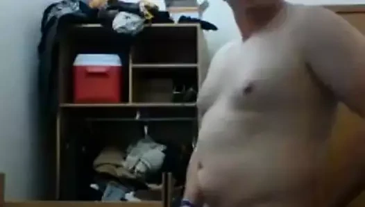 Sıcak cub okşayarak ve sağladım sert