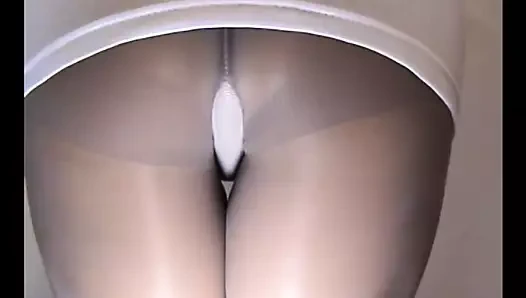 crossdresser içinde pantyhose şaplak senin göt 004