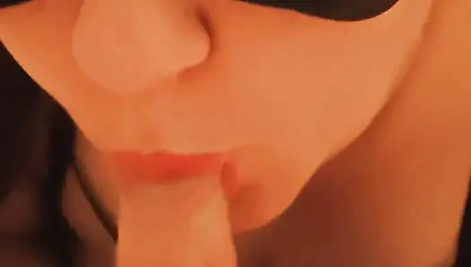 BBW Milf xMaskedMomWifex Blowjob Up To