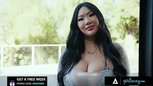 Girlsway - aldatılan adam Connie Perignon ile August Skye'ın lezbiyen ilişkisini izliyor - İspanyolca altyazı