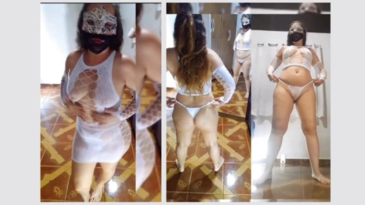 Mirelladelicia, yeni seksi kıyafetler deniyor bölüm 2, striptiz ve teşhircilik