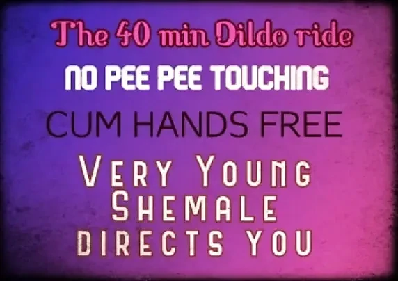 40 dakikalık dildo yolculuğu genç bir transeksüel tarafından yönetiliyor