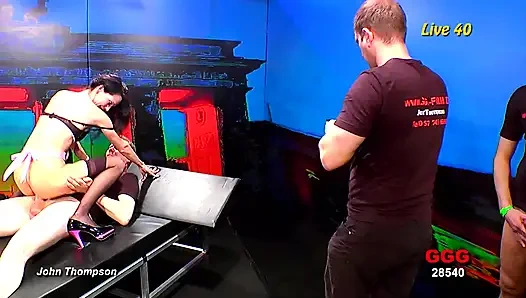 Ggg John Thompson - Aymie Live40 Vahşi Grup Seks Sikiş Festivali
