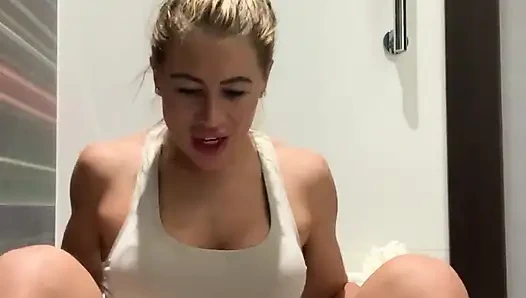 Gym kit gunge azgın orgazm zamanı