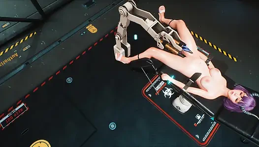 Bir succubus sıvılarla doldu