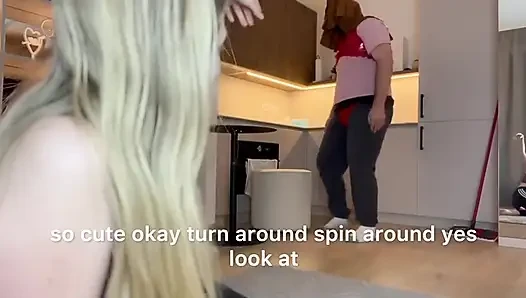 Erkek köleden güzel kadın kılıklı angelas'a ilk gün