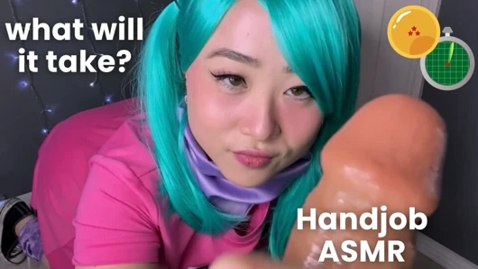 Bulma ejderha topu anlaşması için seni sağıyor -asmr hj cosplay