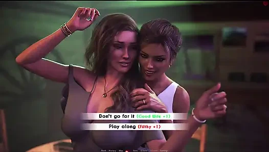 Awam #15 - Sophia yaşlı adamlarla banyo yapmak zorunda kaldı... Nathalie ve Sophia seksi bir an yaşadı