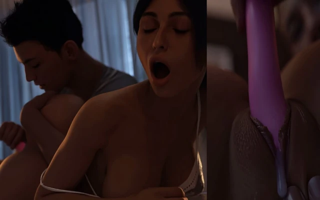 Suçlu arzu 7 bensiz mastürbasyon yapıyor - üvey kız kardeşimi böyle cezalandırıyorum