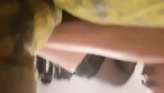 Naylon çorap, footjob biraz daha