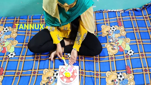 Indian Birthday Party, girlfriend fucking with boyfriend, quickie