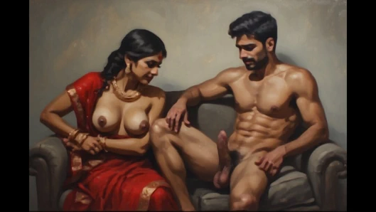 Hintli üvey anne üvey oğluna sikişmeyi ve döllemeyi öğretiyor