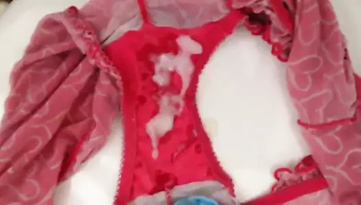 wanking kapalı içine külot