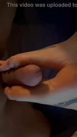 Footjob eş güzel tabanlar