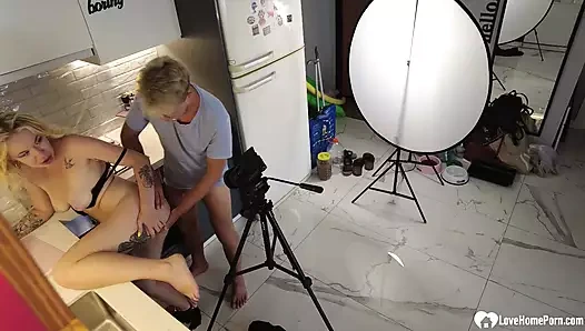 Fotoğraf çekimi modelle sikişmeme dönüştü