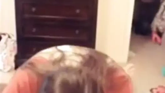 süper ince uzun saçlı esmer bir dick berbat