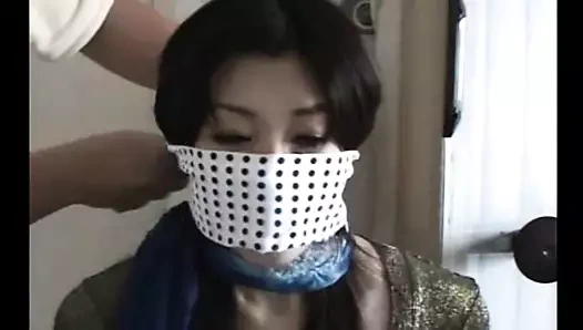 Chihiro koganezaki Japon fetiş kraliçe gagged ve bağlı 1