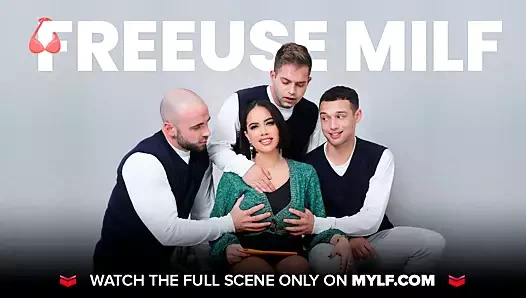 Shoplyfter mylf - arka odada azgın milf memuru ve ortağı tarafından becerdin kleptomaniac bebek