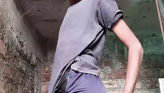 Boy wearing panty first time