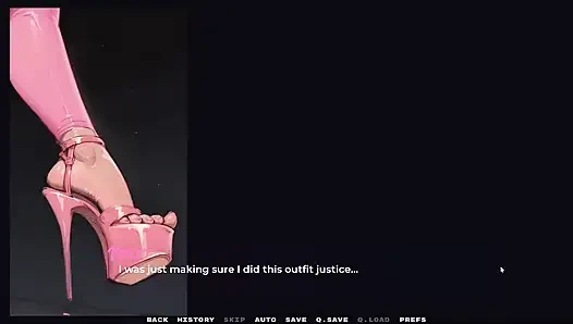 Yeni Kız Arkadaşım [ Tabu Hentai Oyunu ] Bölüm 35 Kız Arkadaşım Lateks İç Çamaşırını Yaşlı Erkeklere Göstermeyi Çok Seviyor!