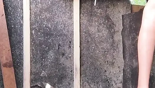 Ateşli üvey kız kardeşle kameralı duş - buharlı röntgenci eğlencesi