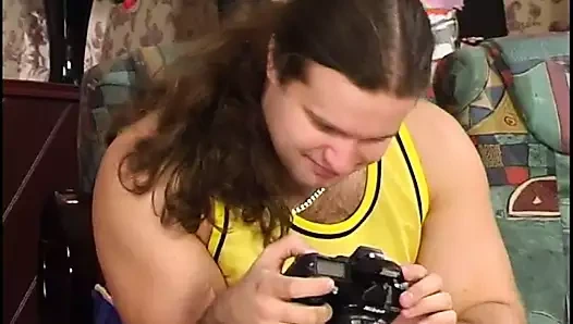 fotoğrafçı boşalan üzerinde onu beyaz çorap