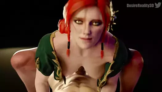 Anal pulgged triss merigold sürmek bir horoz