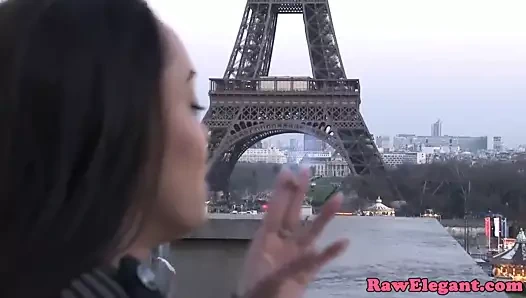 Pickedup fransız bebek ırklararası buttfucked