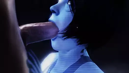 Cortana oral seks (halo porno)