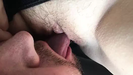 Kedi yalama içinde arka koltuk