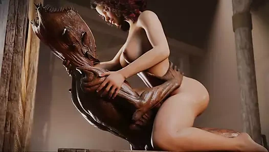 Canavar köşe başında müşterek sürtüğü sikiyor