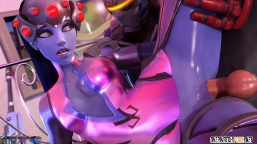 Seksi overwatch kahramanlar çük üfleme ve derinden becerdin almak