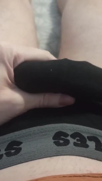 Rubbing dick in underwear - huge Load in my pants | Clip 1