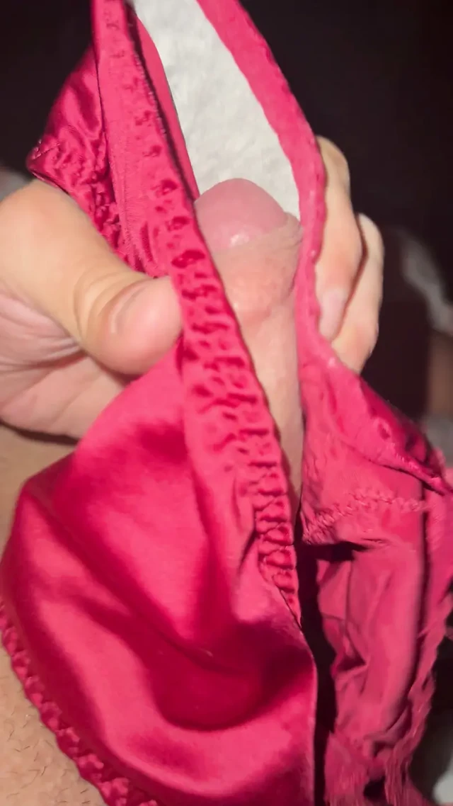 Juicey silky red panties