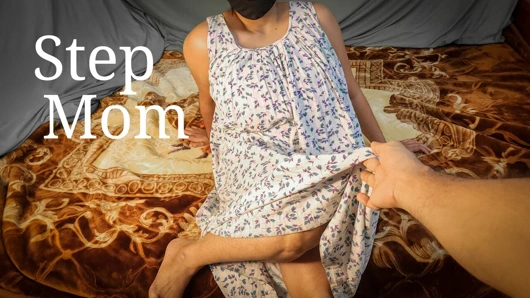 Stepmom asked me to Cum inside her Wet Creamy Pussy