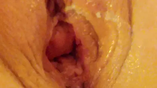 Benim açgözlü kedi yumruklu ve hardcore gergin ve ağzı açık kaldı.