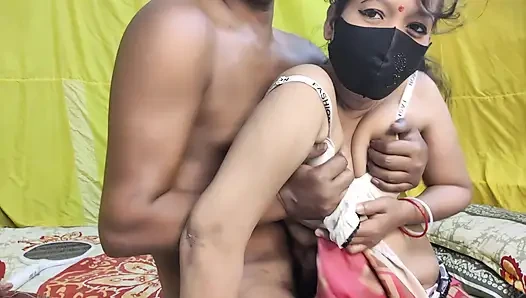 I fucked my stepmother's sister to my heart's content,She sucked my cock.with roleplay fucked.