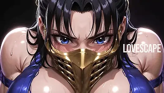Kitana mortal kombat solo: çığlık çığlığa orgazm + yoğun sikiş