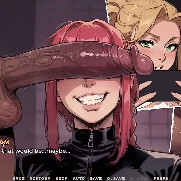 Yeni Kız Arkadaşım Tabu Hentai Oyunu Bölüm 64 İki güzel kız kardeş ve büyük siyah bir penis!