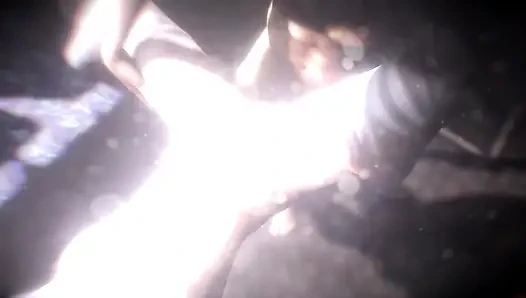Seksi gyaru kız otobüste üçlü seks yapıyor