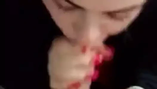 amatör sürtük deepthroats ve alır yüz