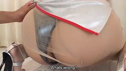 Asya kaltak Başlarken ona ıslak kedi parmaklı içinde yakın yukarı