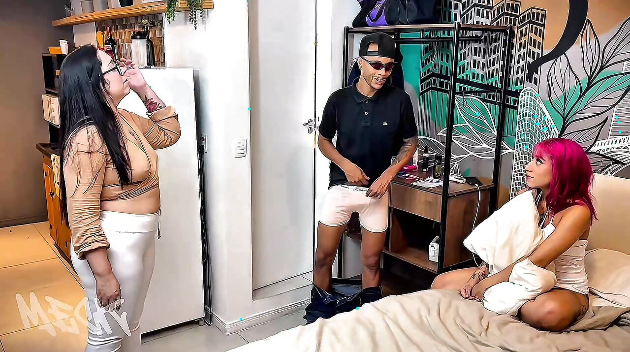 Prt.1 - My wife found her naughty friend sucking me and I get mad because she wanted to suck and cum on my cock with her too...
