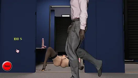 Sapık yapımcı 6: cliair'in soyunma odası dildoya binme orgazmı