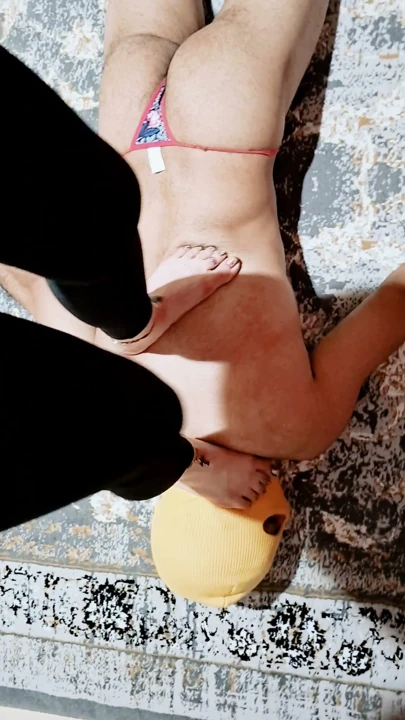 Disobedient Slave Punished with Brutal CBT and Trampling | Clip 2