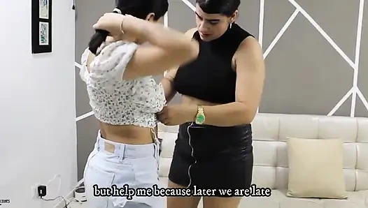 Lezbiyen deneyimi- güzel latin orta yaşlı seksi kadınlar