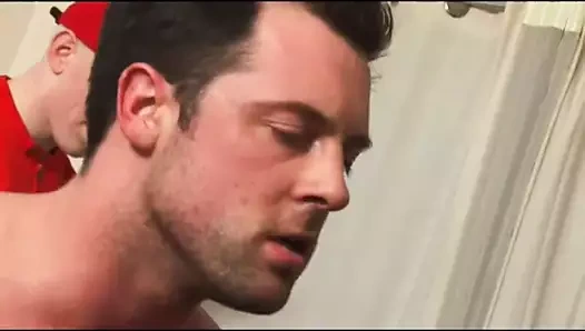 İngiliz sürtük megan gets becerdin içinde ona flat