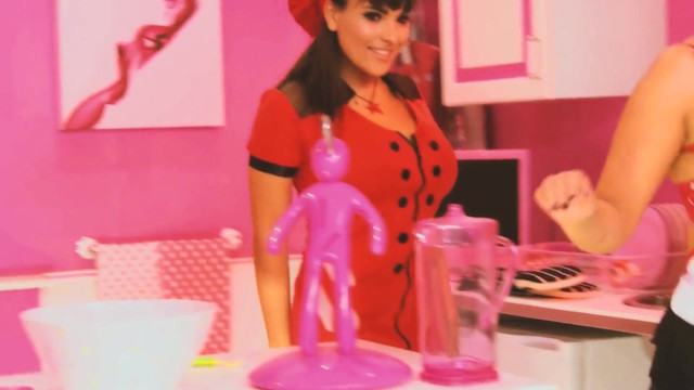 Together Better Scene-4_exuberant Busty Friends in Lingerie Share a Cock and Cumshot