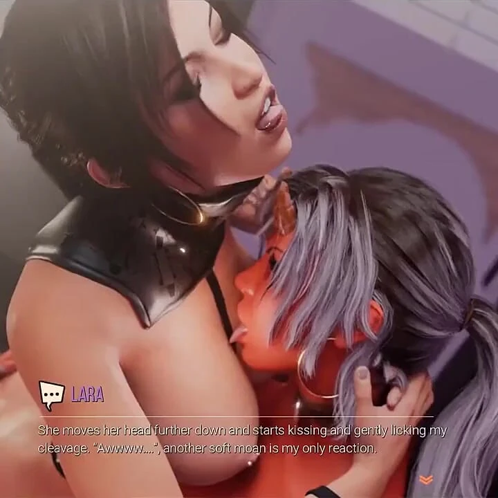 Lara ve Shamhain Aynası Oyunu Hentai Parodi Bölüm 4 Bir succubus göğüslerimi alıp göğüs işi yapıyor!