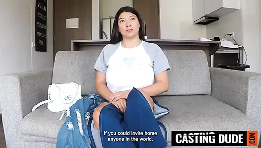 Çılgın oyuncu seçmelerinde bu büyük memeli latini memeyle siktim